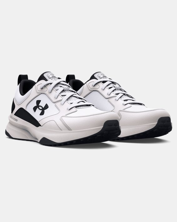 Men's UA Charged Edge Training Shoes in White image number 3
